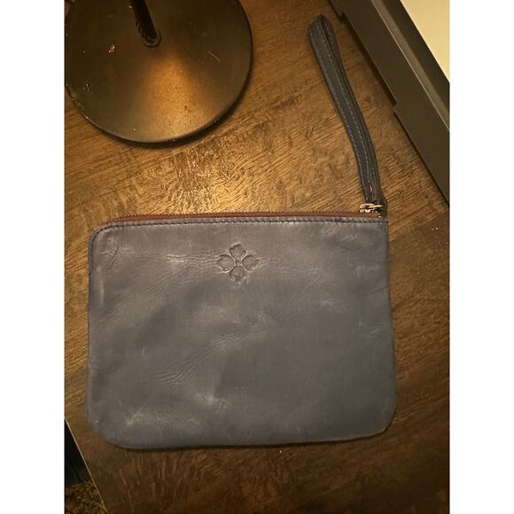 PATRICIA NASH NAVY LEATHER WRISTLET - Picture 2 of 3